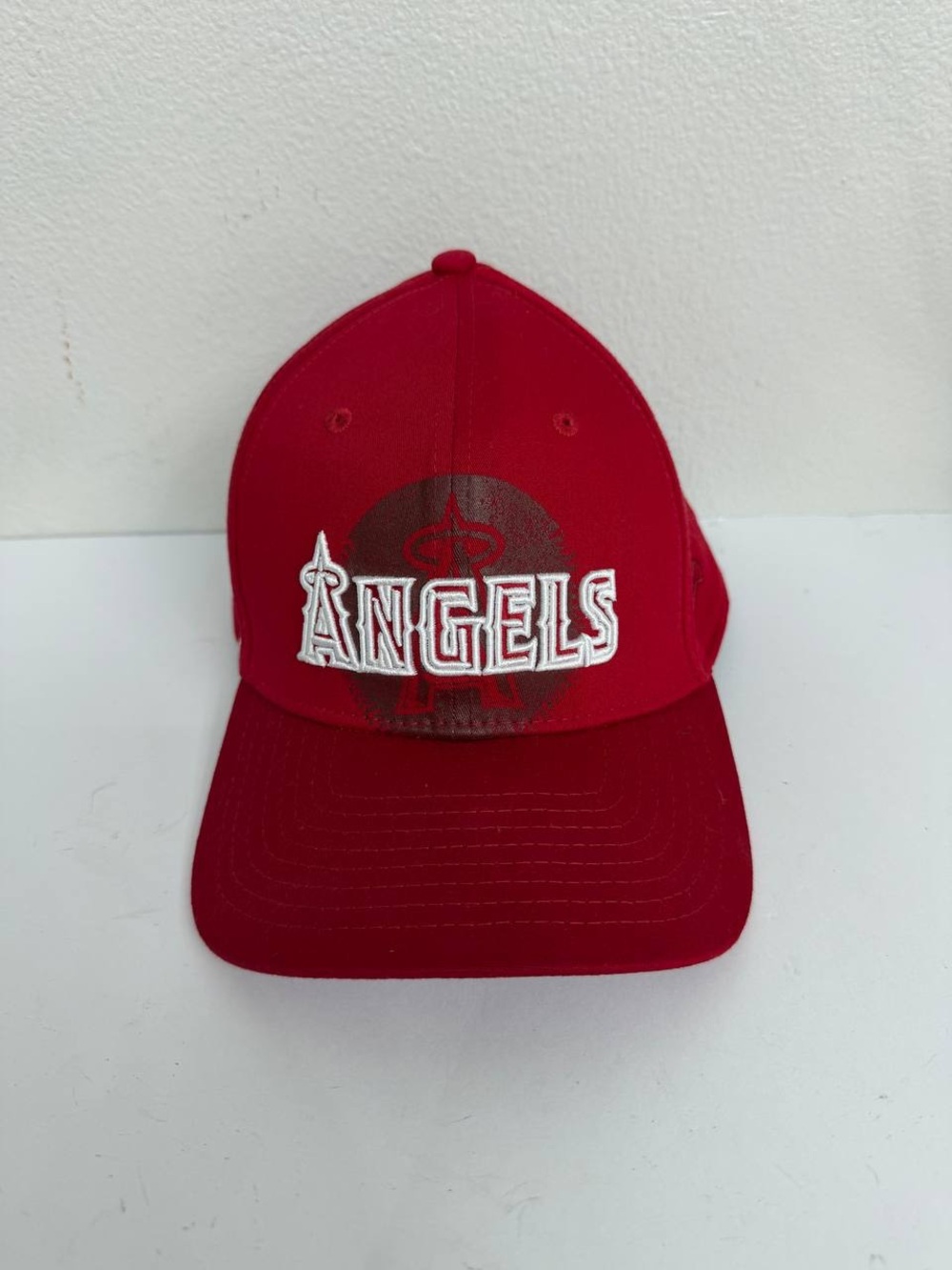 New Era Los Angeles Angels 39THIRTY Red Stretch Fit Hat Medium-Large MLB